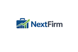 nextfirm logo with growth symbol