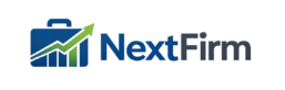 nextfirm logo with growth symbol