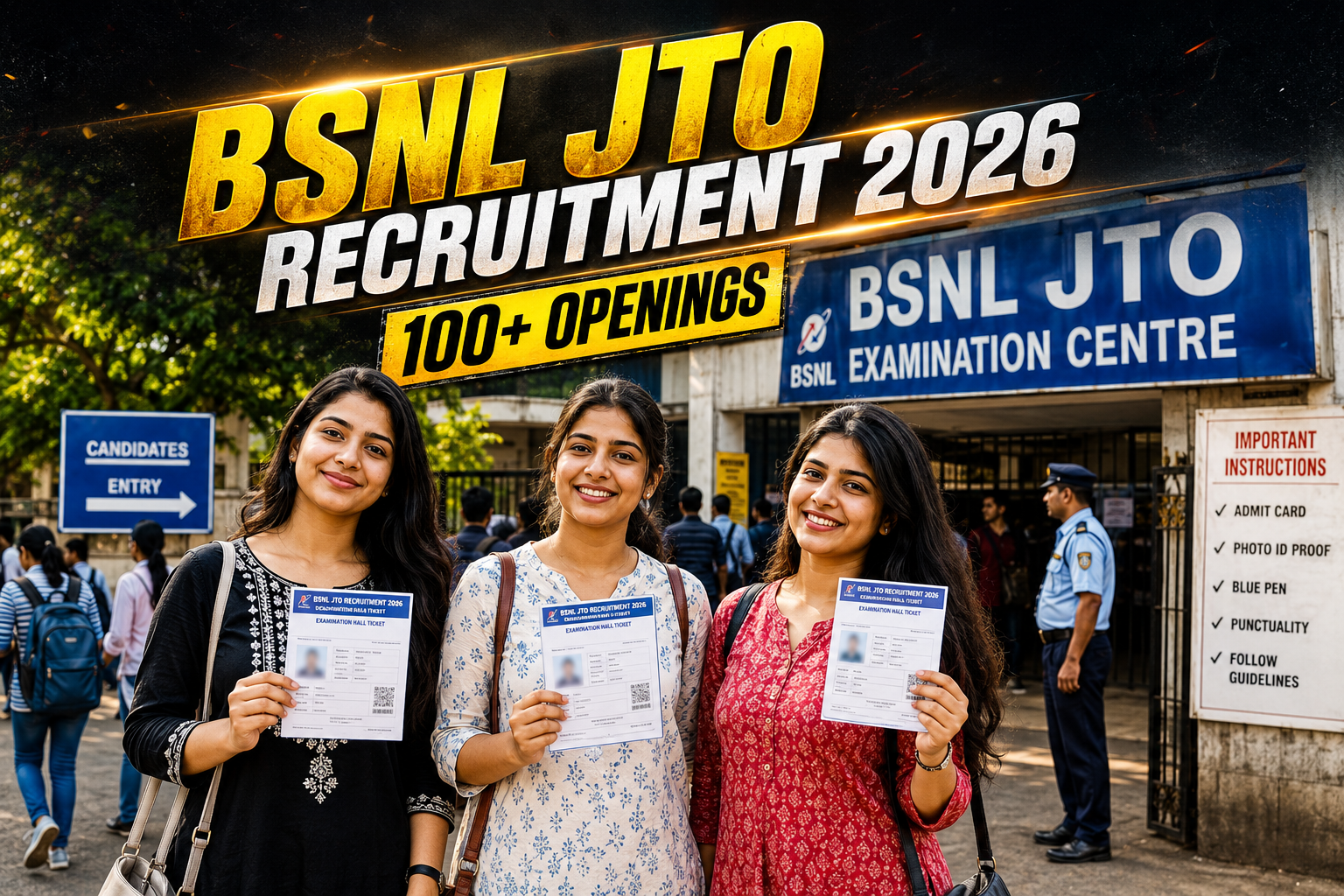 BSNL JTO Recruitment 2026: Apply Online for 100 Vacancies, Eligibility, Exam Pattern & Preparation Tips
